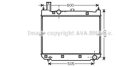 AVA QUALITY COOLING Radiators, Motora dzesēšanas sistēma TO2471